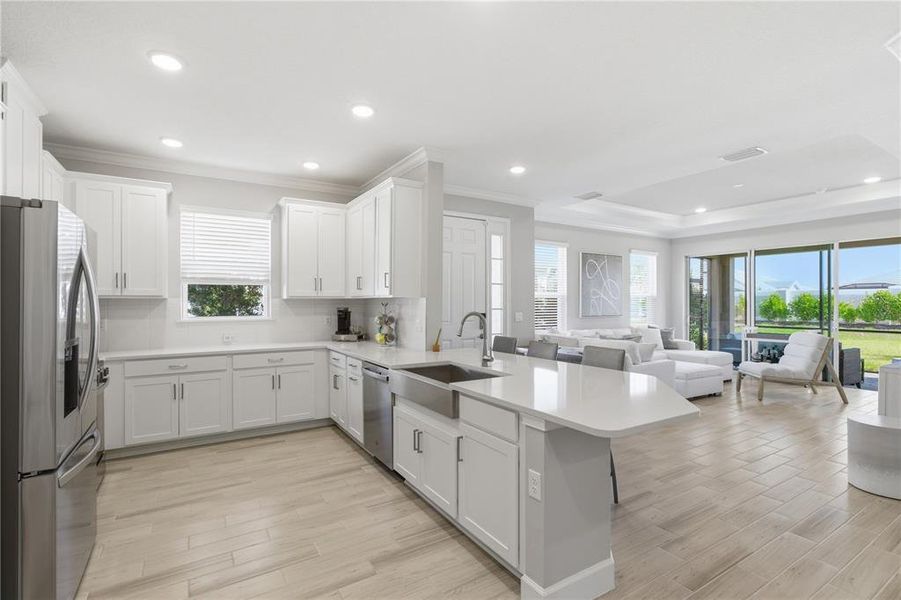 Furnished interior view inside a new home in , Bradenton (Image 14).