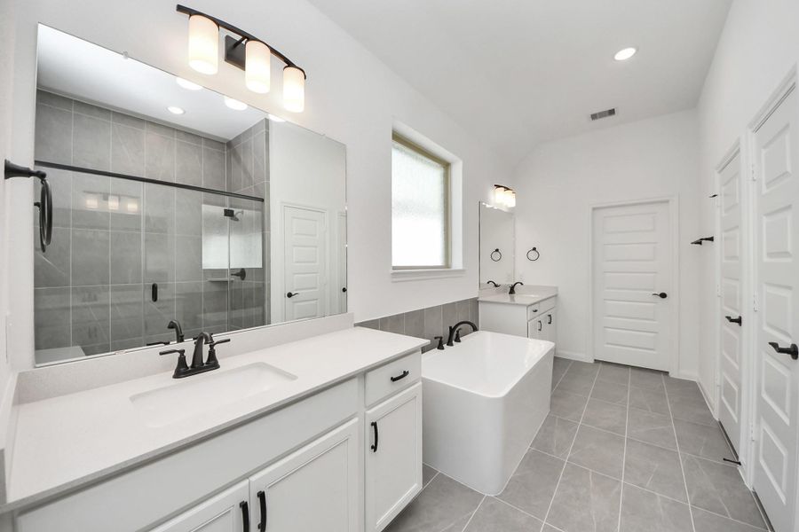 Furnished interior view inside a new home in 50' Traditional Homes at Elyson, Katy (Image 16). Furnished interior view inside a new home in 50' Traditional Homes at Elyson, Katy (Image 16).