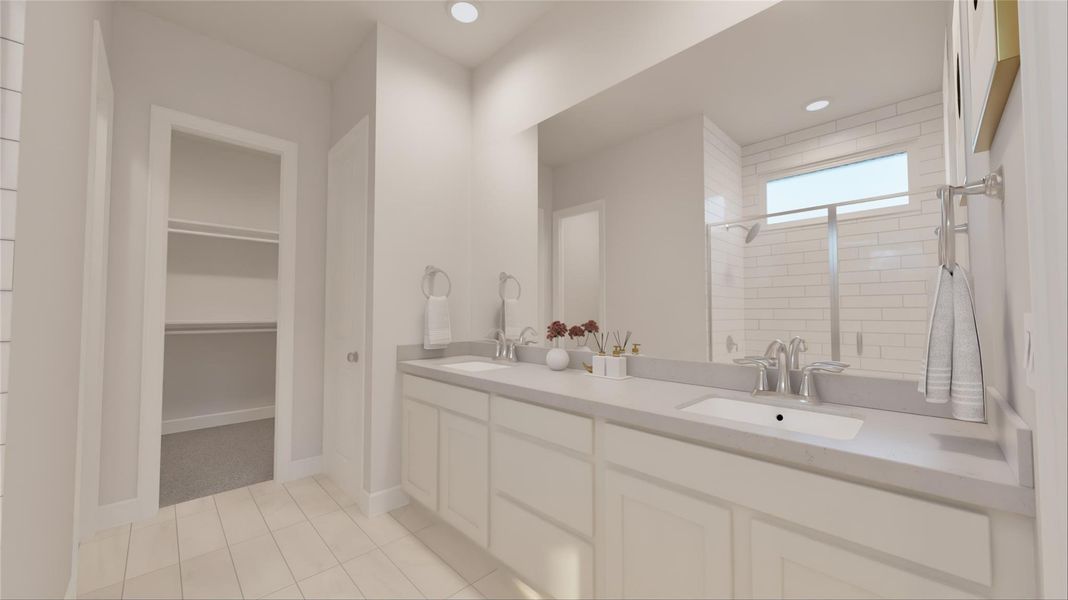 Furnished interior view inside a new home in Oakberry Trails, Waller (Image 9).