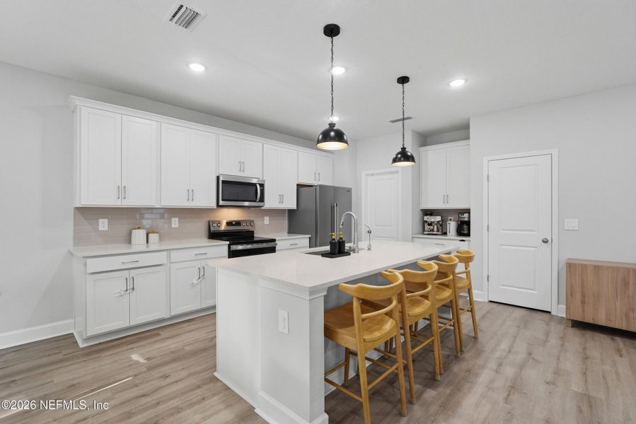 Furnished interior view inside a new home in , Fernandina Beach (Image 25).