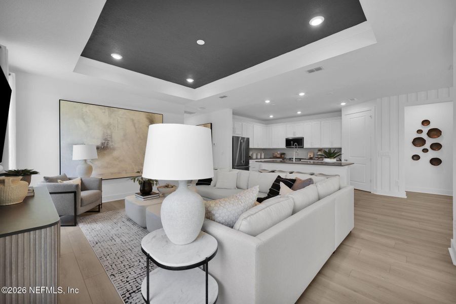 Furnished interior view inside a new home in Seminole Palms, Palm Coast (Image 13).