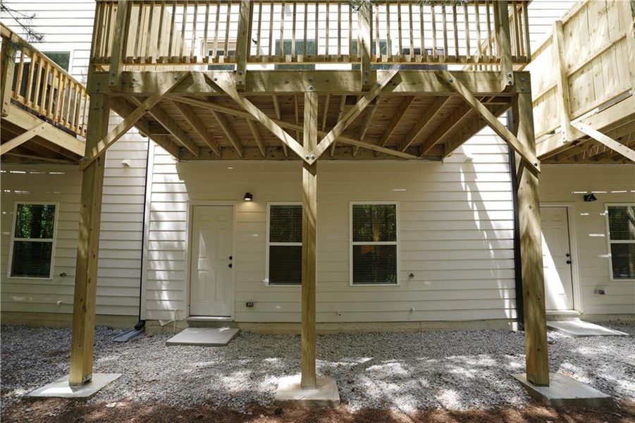 Front exterior of a new home in , Stone Mountain, GA, highlighting curb appeal (Image 22).