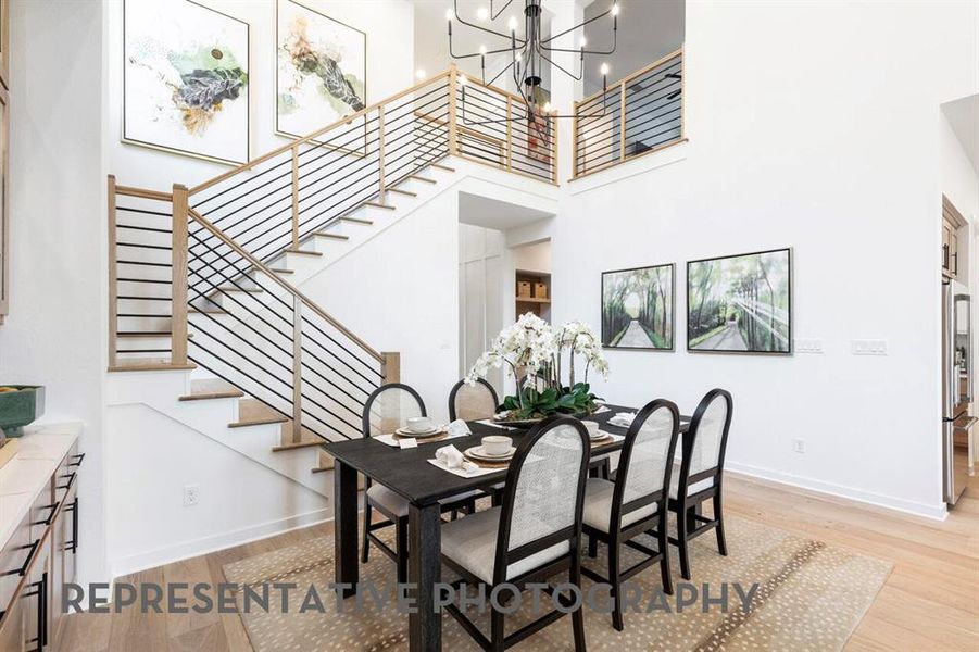Furnished interior view inside a new home in The Parks at Wilson Creek, Celina (Image 9).