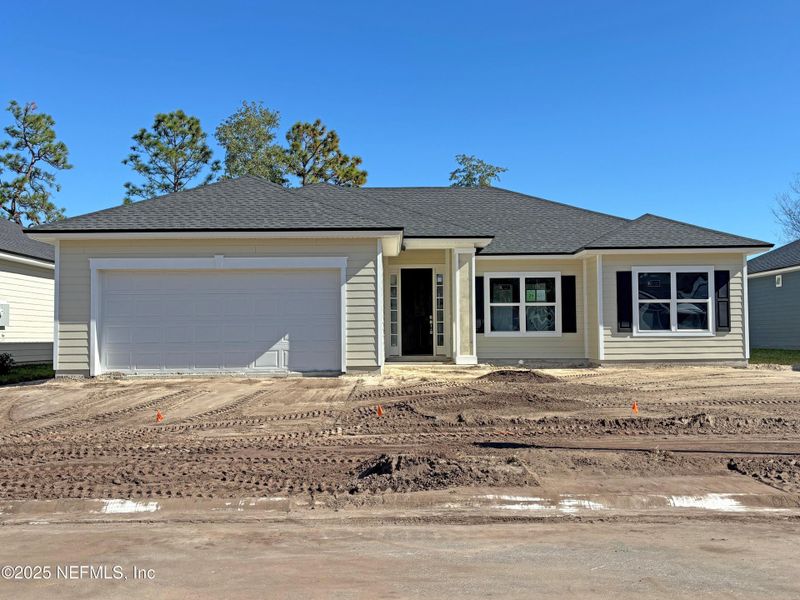 In-progress construction of a new home in Weston Woods, Jacksonville, FL (Image 2). In-progress construction of a new home in Weston Woods, Jacksonville, FL (Image 2).
