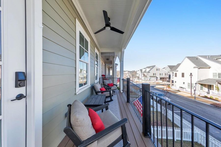 Exterior details and patio area of a home in , Woodstock (Image 26).