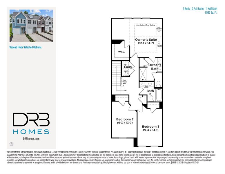 2D floor plan layout of this home in Saluda Crossing, Piedmont, SC (Image 5).