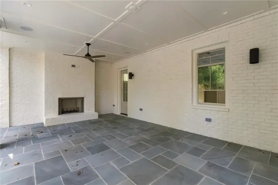 Exterior details and patio area of a home in , Atlanta (Image 34).