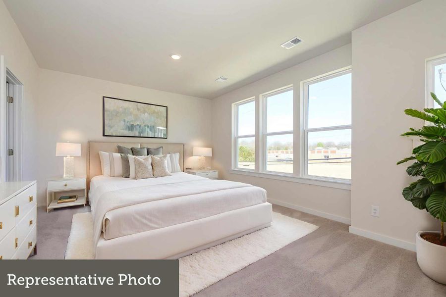 Furnished interior view inside a new home in Central Living at Craig, Charlotte (Image 5).