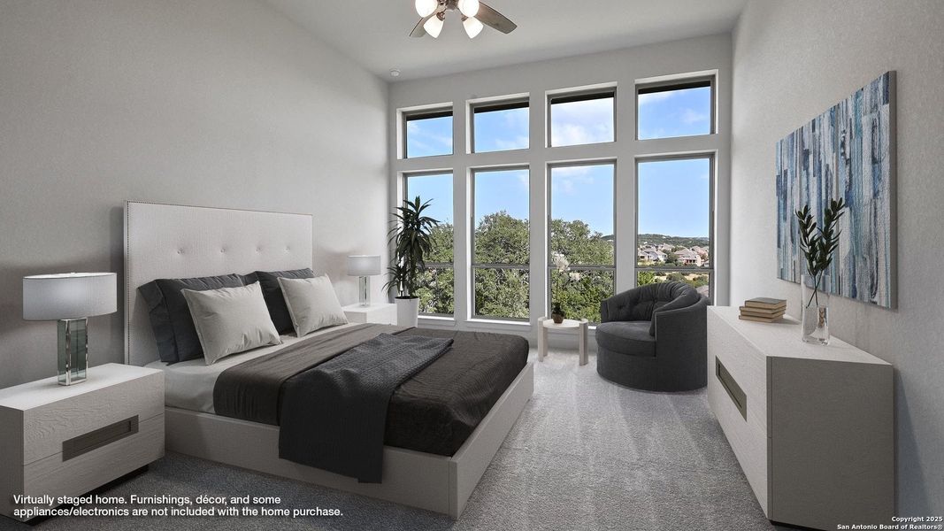 Furnished interior view inside a new home in Johnson Ranch 70', Bulverde (Image 12). Furnished interior view inside a new home in Johnson Ranch 70', Bulverde (Image 12).