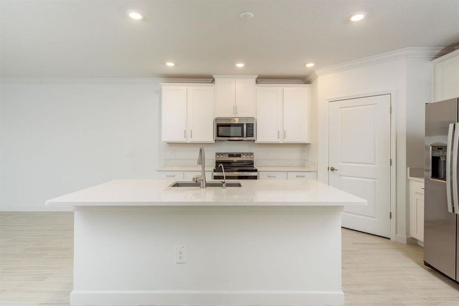 Furnished interior view inside a new home in , San Antonio (Image 6).