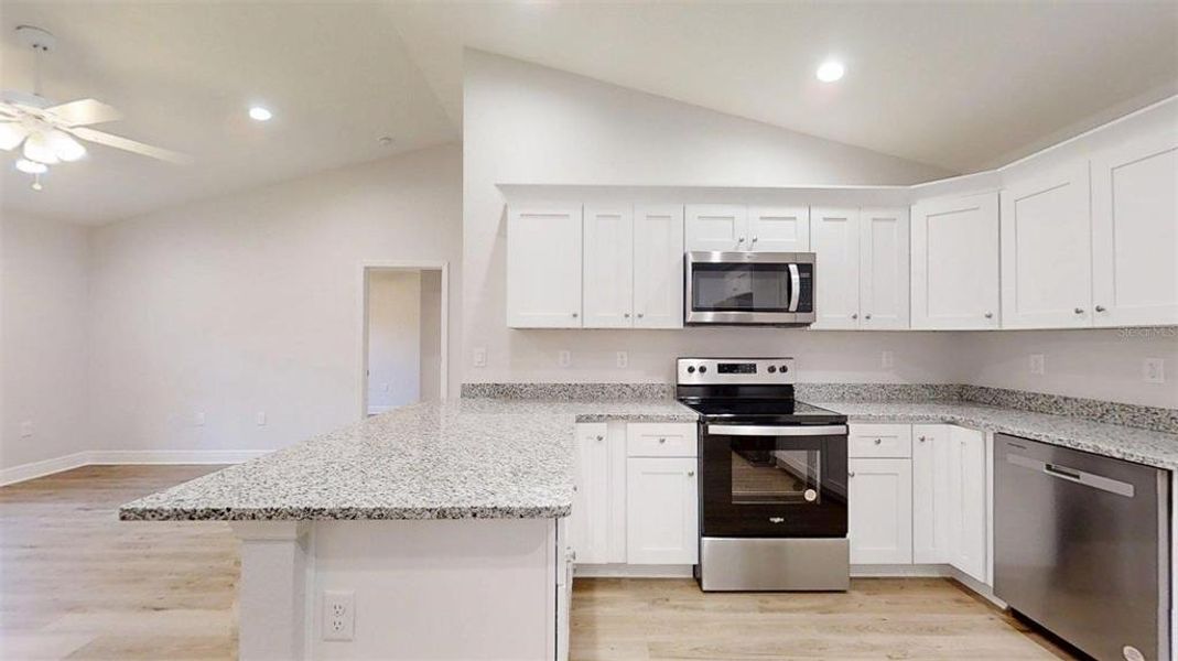 Furnished interior view inside a new home in , Dunnellon (Image 5).