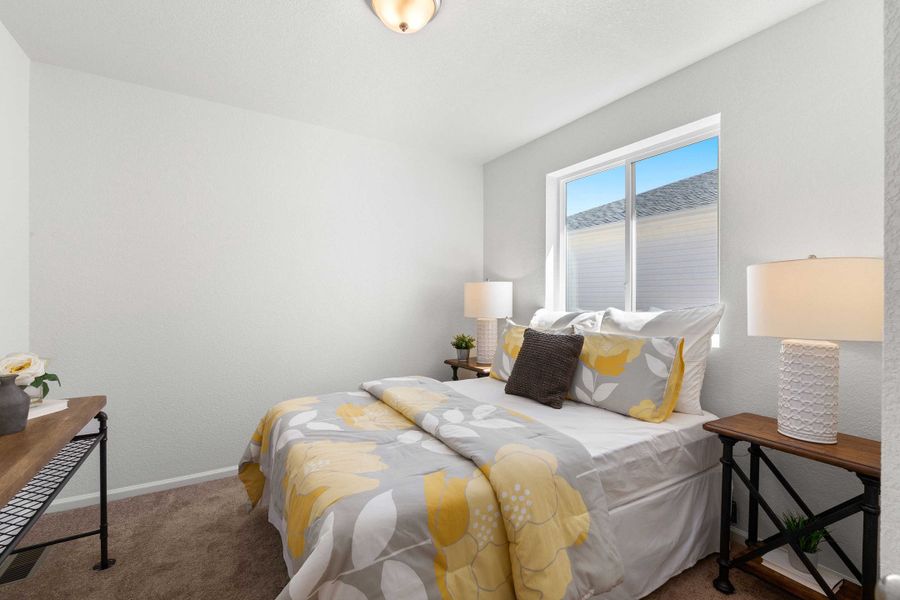 Furnished interior view inside a new home in Banning Lewis Ranch, Colorado Springs (Image 5). Furnished interior view inside a new home in Banning Lewis Ranch, Colorado Springs (Image 5).
