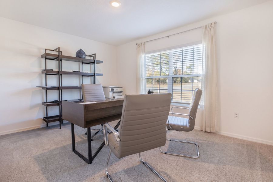Representative furnished interior of a home built from the Marigold by Maronda Homes in Coastal Communities, Edgewater (Image 11).