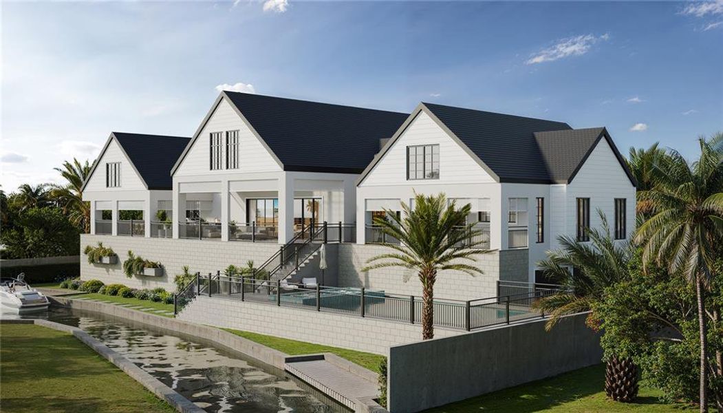 Front exterior of a new home in , Sarasota, FL, highlighting curb appeal (Image 11).