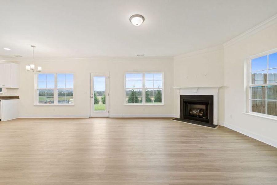 Spacious, unfurnished interior of a new home in Miller's Reserve, Greensboro (Image 20). Spacious, unfurnished interior of a new home in Miller's Reserve, Greensboro (Image 20).
