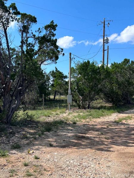 A promising undeveloped lot, offering abundant natural growth and clear skies for a future build.
