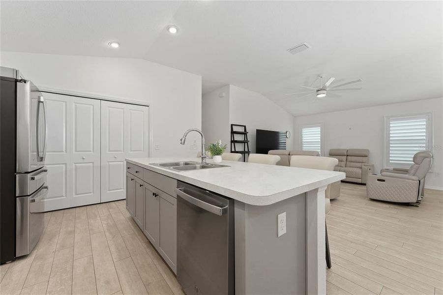 Furnished interior view inside a new home in , The Villages (Image 7).