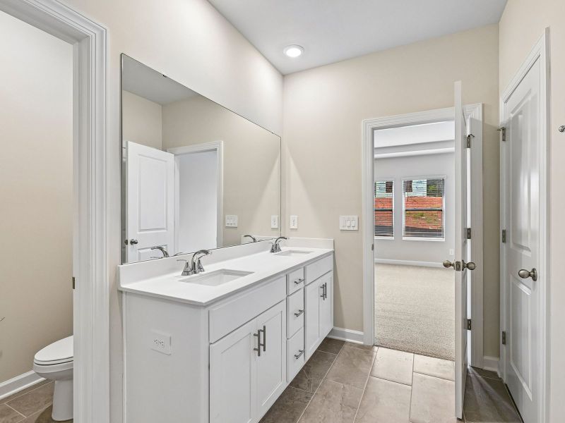 Furnished interior view inside a new home in Harper Landing, Stanley (Image 5). Furnished interior view inside a new home in Harper Landing, Stanley (Image 5).