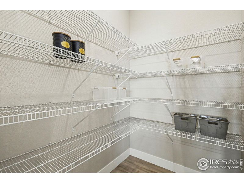 Large walk-in pantry