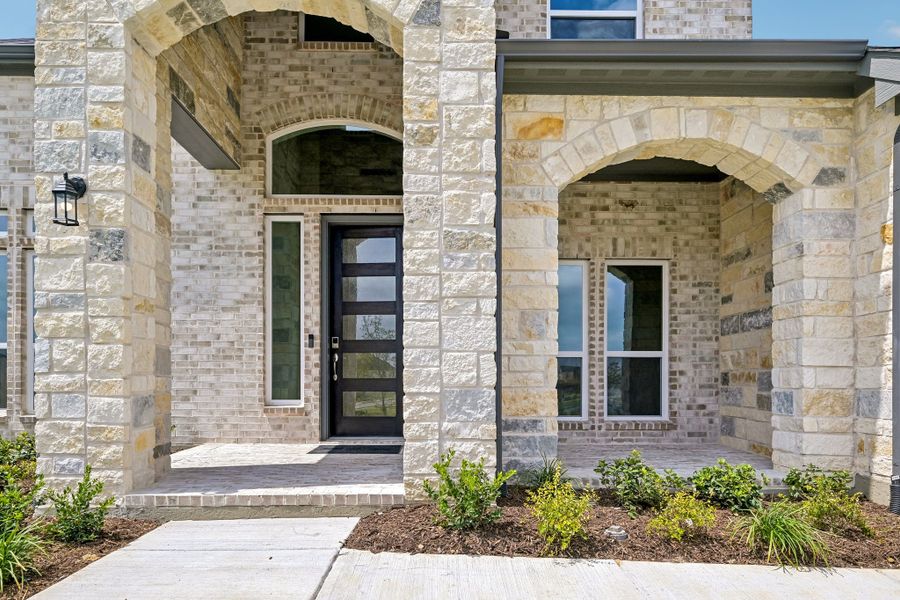 Exterior details and patio area of a home in The Ranch at Uptown Celina, Celina (Image 30).