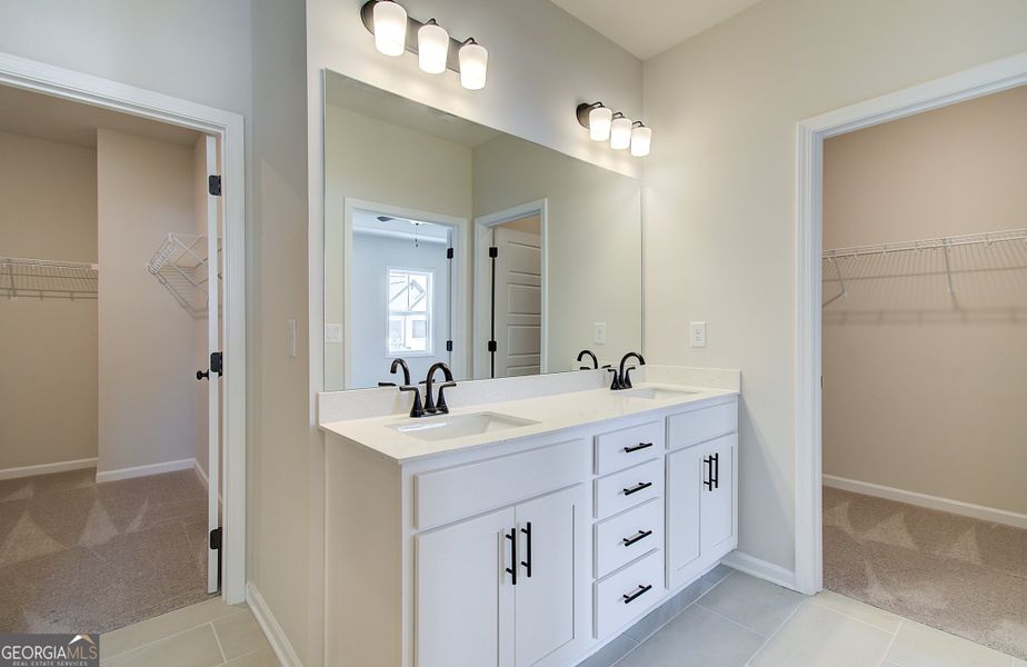 Furnished interior view inside a new home in The Towns at Auburn Station West, Auburn (Image 10).