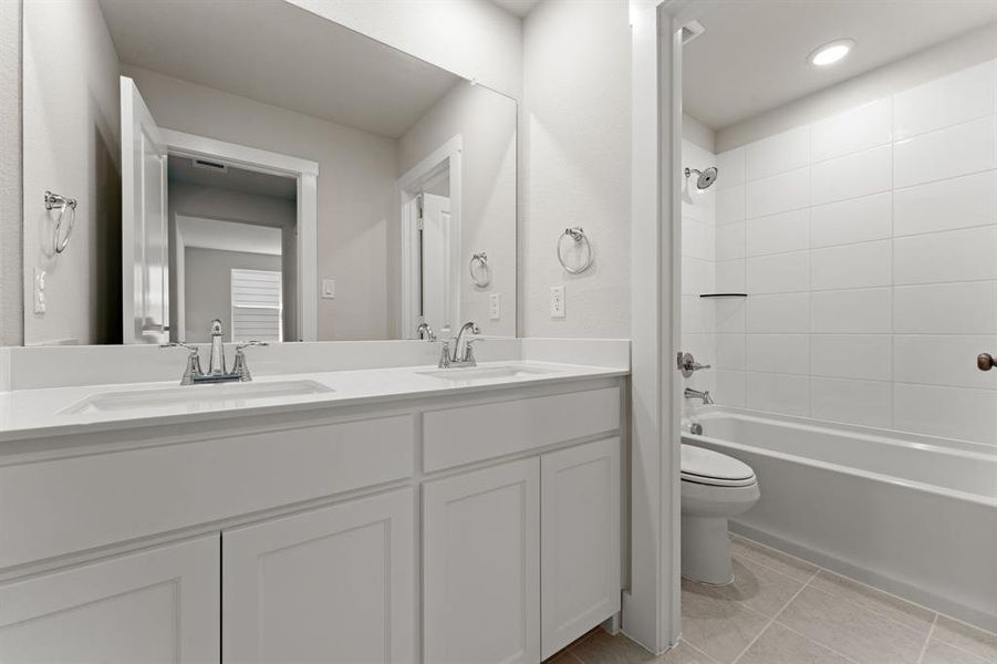 Furnished interior view inside a new home in North Square at Uptown, Celina (Image 11).