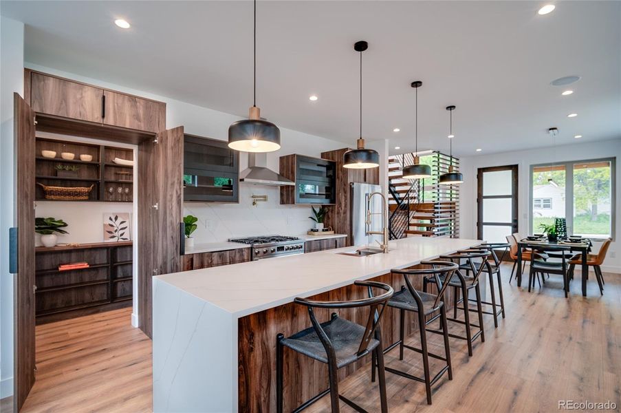 Furnished interior view inside a new home in , Denver (Image 17).