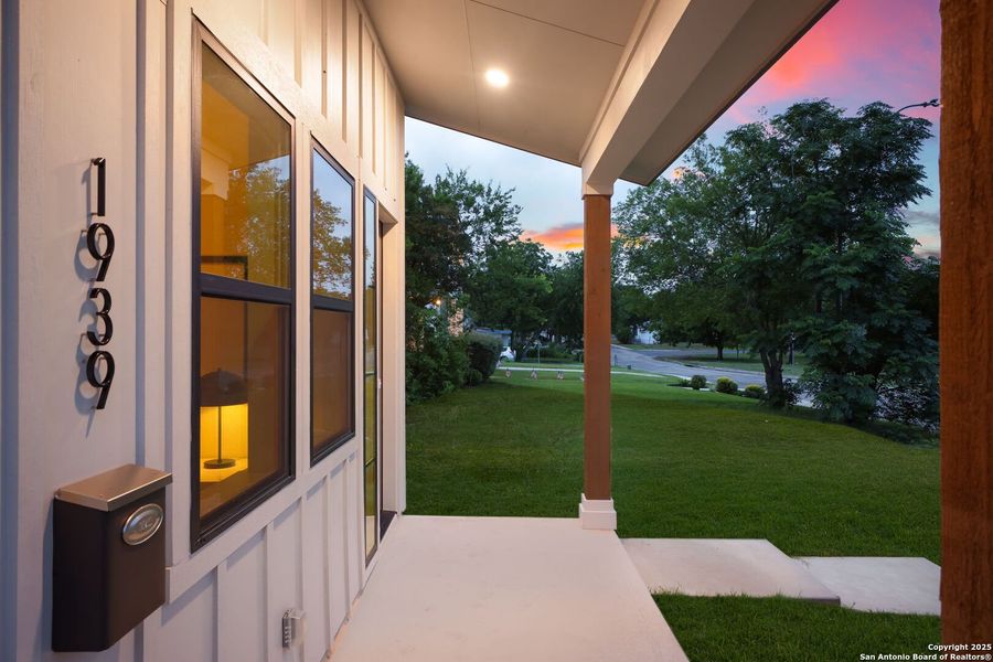 Exterior details and patio area of a home in , San Antonio (Image 28).