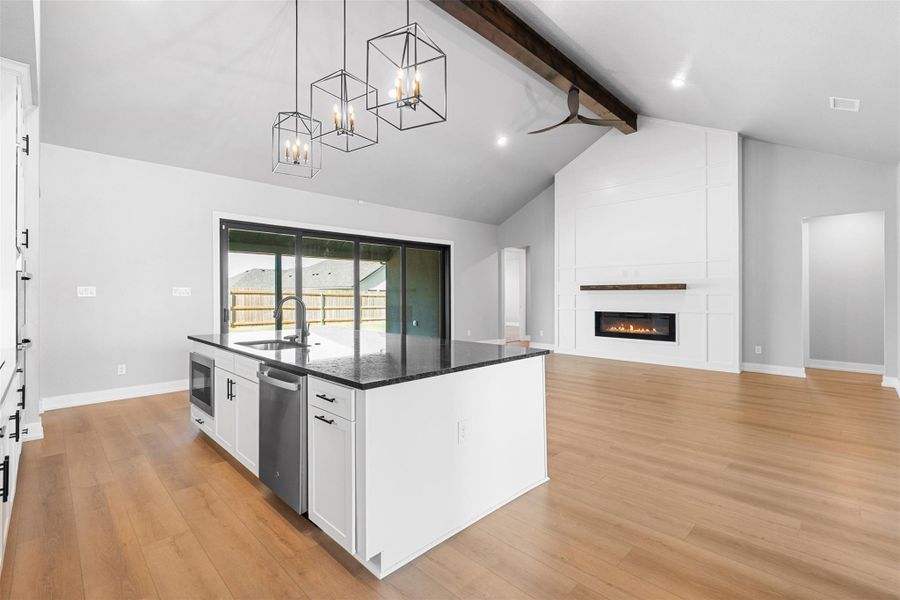 Furnished interior view inside a new home in , Nolanville (Image 11).