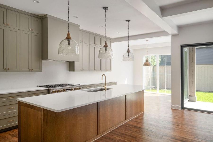 Furnished interior view inside a new home in , Dallas (Image 5).