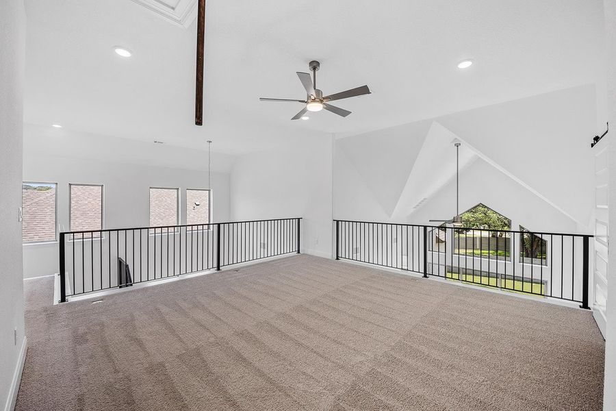 Spacious, unfurnished interior of a new home in Wolf Ranch South Fork, Georgetown (Image 24). Spacious, unfurnished interior of a new home in Wolf Ranch South Fork, Georgetown (Image 24).