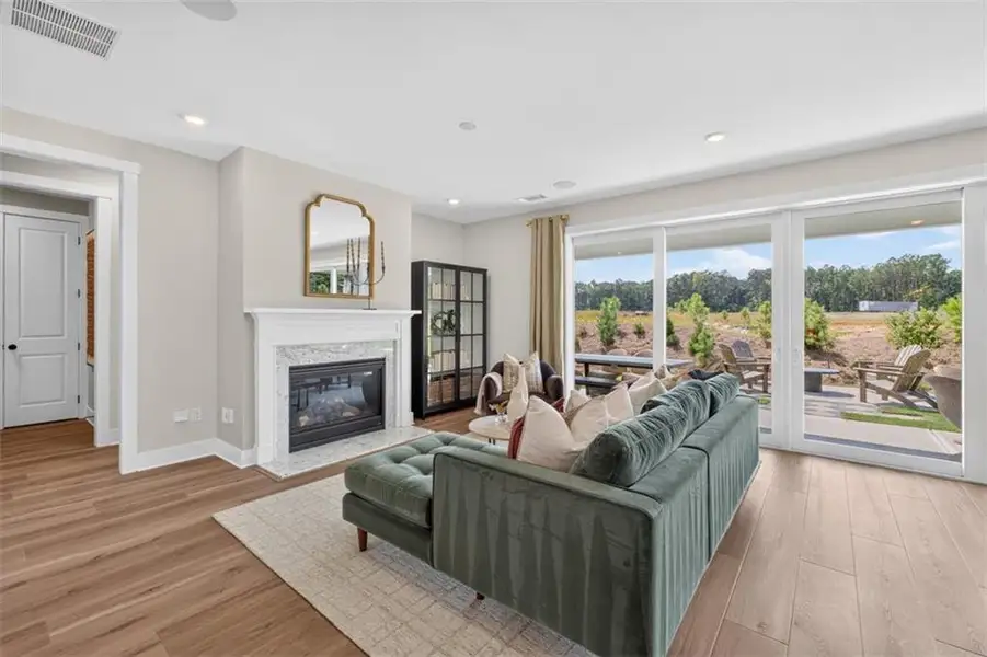 Furnished interior view inside a new home in Amherst, McDonough (Image 17).