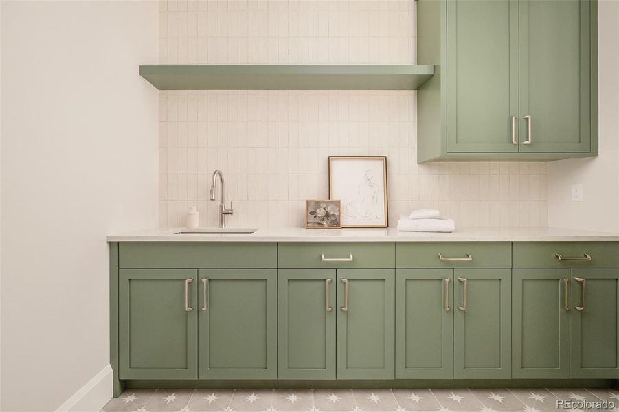 Furnished interior view inside a new home in , Denver (Image 31).