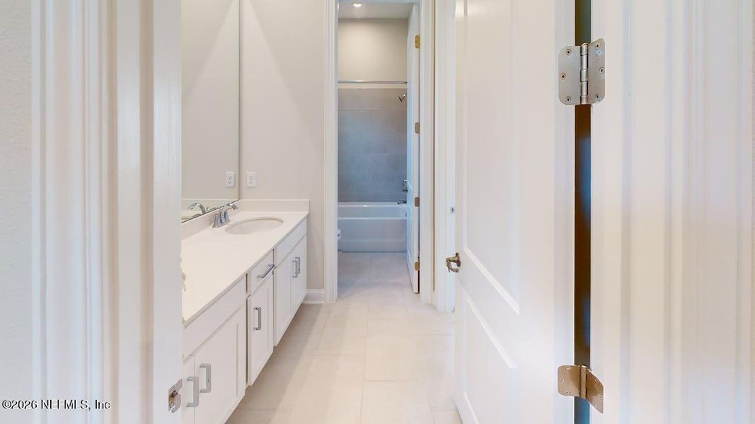 Furnished interior view inside a new home in RiverTown, St. Johns (Image 5).