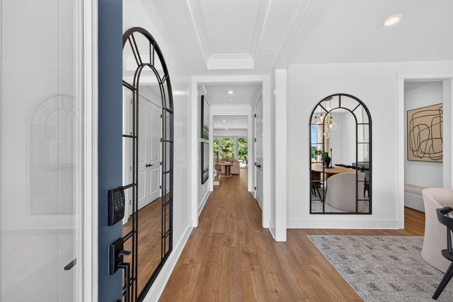 Representative furnished interior of a home built from the Wynfield by Pulte Homes in Bleckley Station, Ball Ground (Image 57).