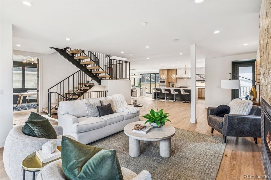 Furnished interior view inside a new home in , Denver (Image 7).