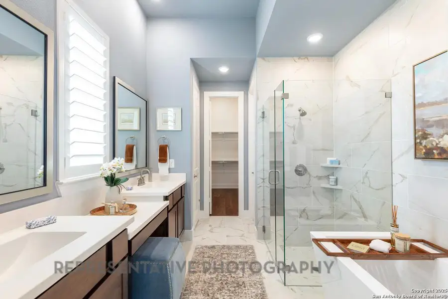 Furnished interior view inside a new home in Mayfair: 50ft. lots, New Braunfels (Image 9). Furnished interior view inside a new home in Mayfair: 50ft. lots, New Braunfels (Image 9).