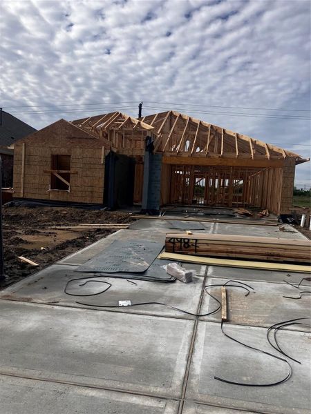 In-progress construction of a new home in Lago Mar, Texas City, TX (Image 23).