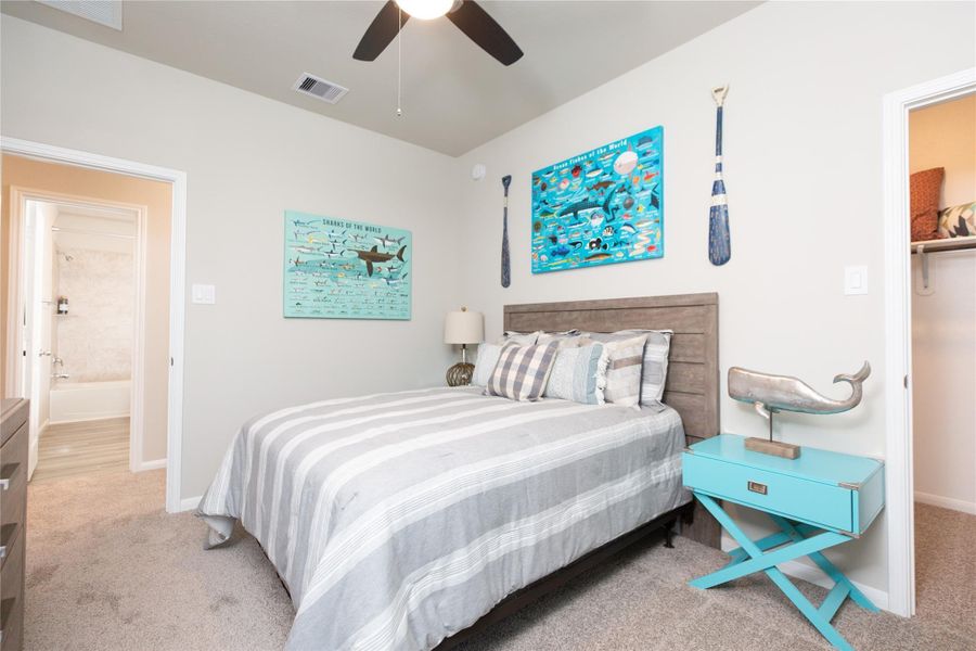 Furnished interior view inside a new home in Montgomery Ridge: Landmark Collection, Montgomery (Image 29).