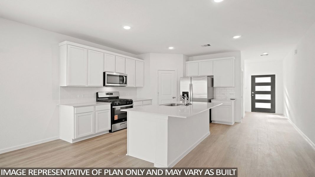 Representative furnished interior of a home built from the Kendall by D.R. Horton in Sunterra Lakes, Brookshire (Image 6).