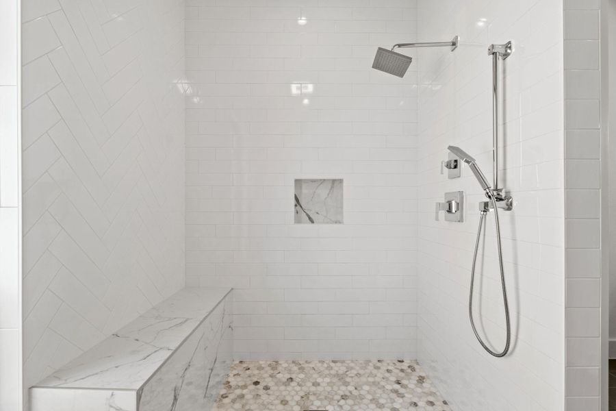 Primary shower Primary shower