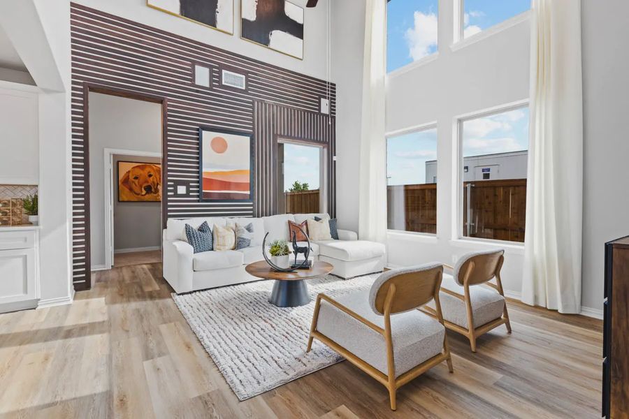 Furnished interior view inside a new home in Heartland 40's, Heartland (Image 5).