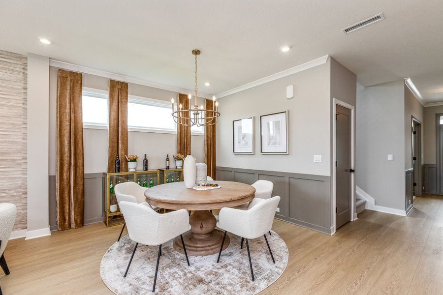 Representative furnished interior of a home built from the Wilmington by Fischer Homes in Easton Park, Dallas (Image 34).