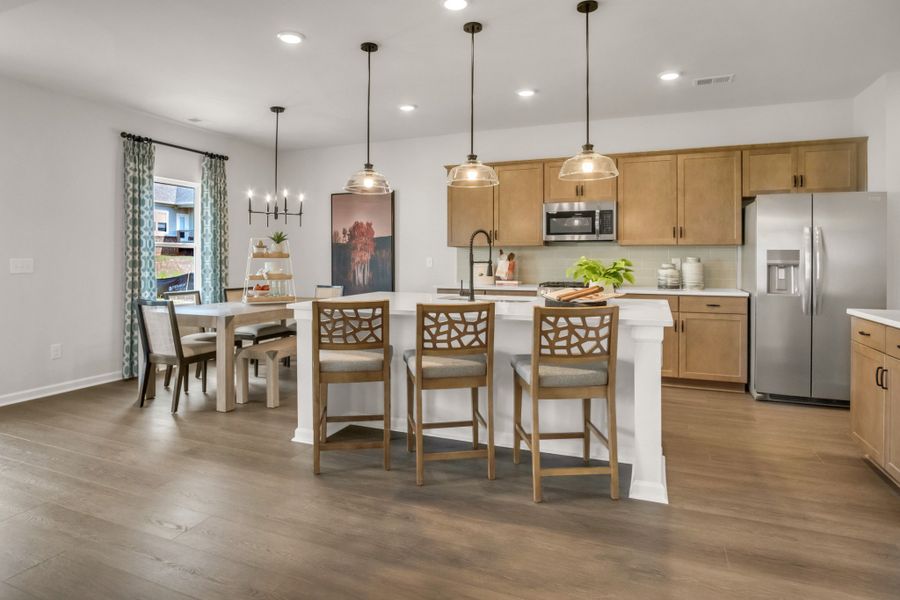 Furnished interior view inside a new home in The Oaks, Clarksville (Image 9).