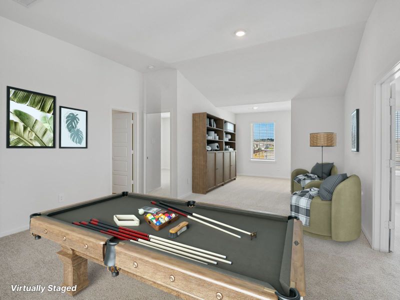 Furnished interior view inside a new home in Heights of Barbers Hill, Baytown (Image 8).