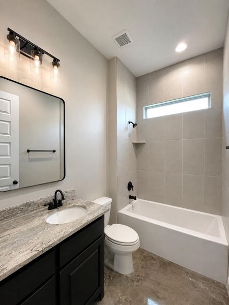 Furnished interior view inside a new home in , Willis (Image 15).