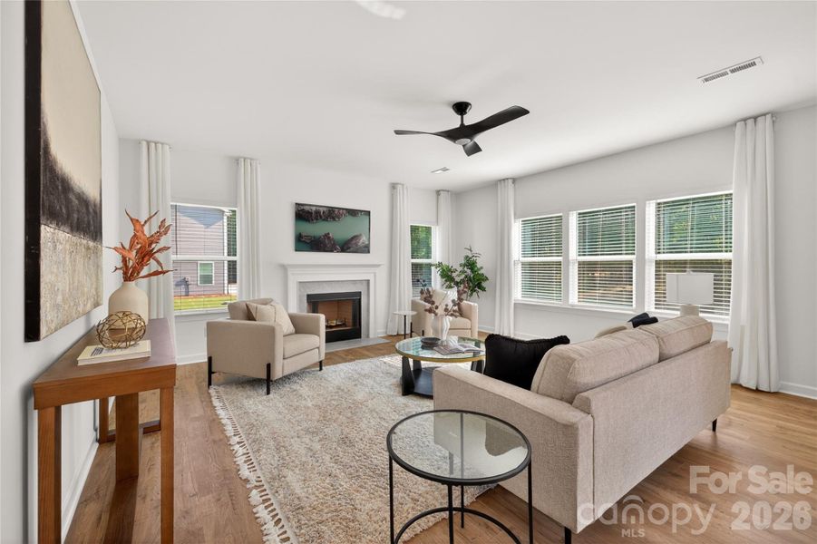 Furnished interior view inside a new home in , Troutman (Image 10).