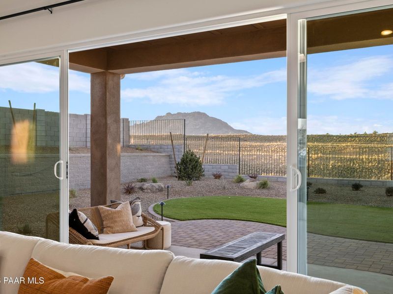 Exterior details and patio area of a home in Hidden Hills, Prescott (Image 3).