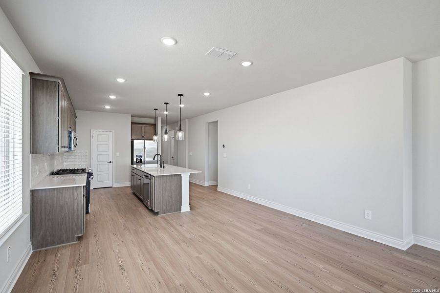 Furnished interior view inside a new home in Bison Ridge, San Antonio (Image 5). Furnished interior view inside a new home in Bison Ridge, San Antonio (Image 5).