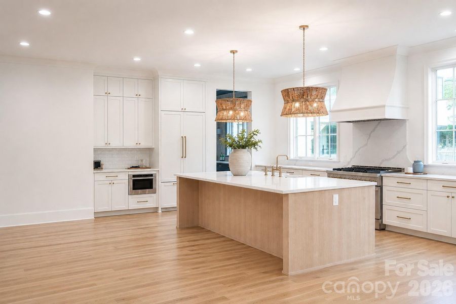 Furnished interior view inside a new home in , Charlotte (Image 16).
